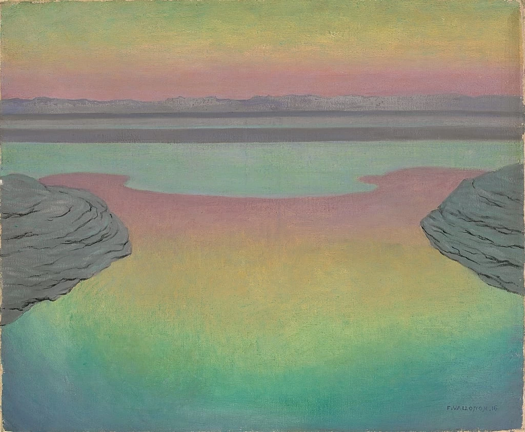 Alta marea nella luce della sera, 1915